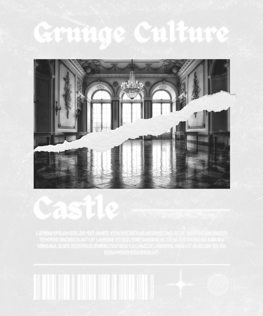 Grunge Culture Castle - DTF Ready to Press - Heat Press Transfer