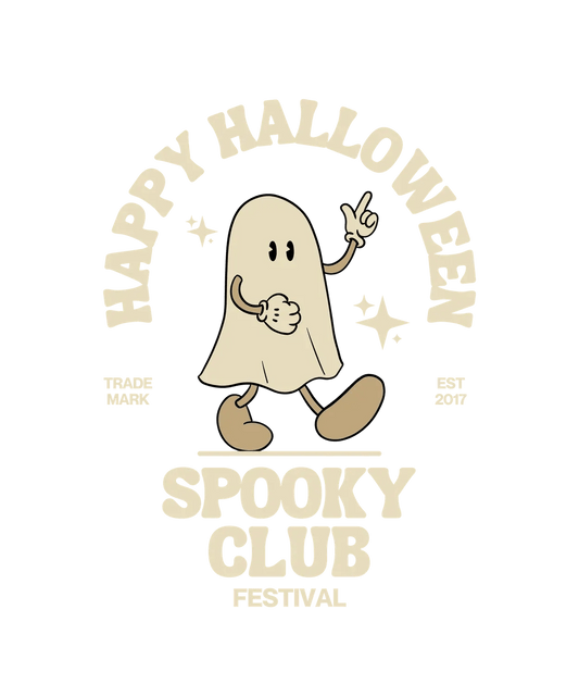 Halloween Ghost - DTF Ready to Press - Heat Press Transfer