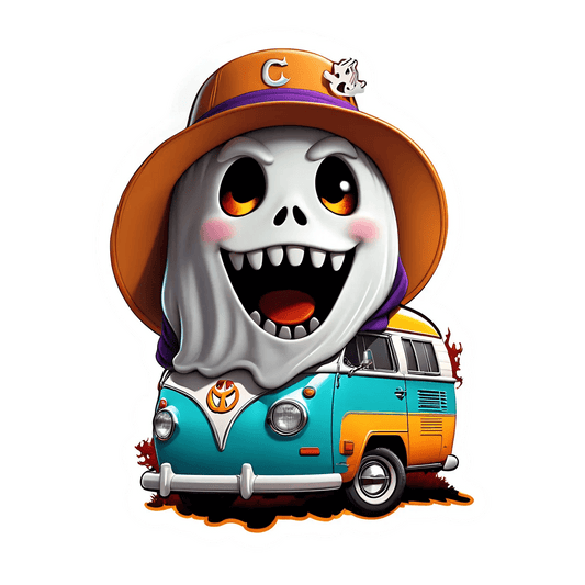Halloween Ghost - Sticker - Heat Press Transfer
