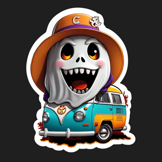 Halloween Ghost - Sticker - Heat Press Transfer