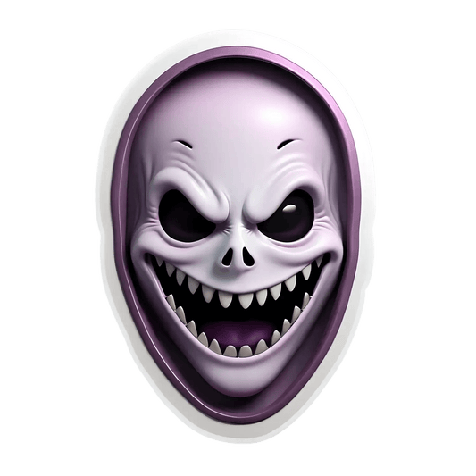 Halloween Skull - Sticker - Heat Press Transfer