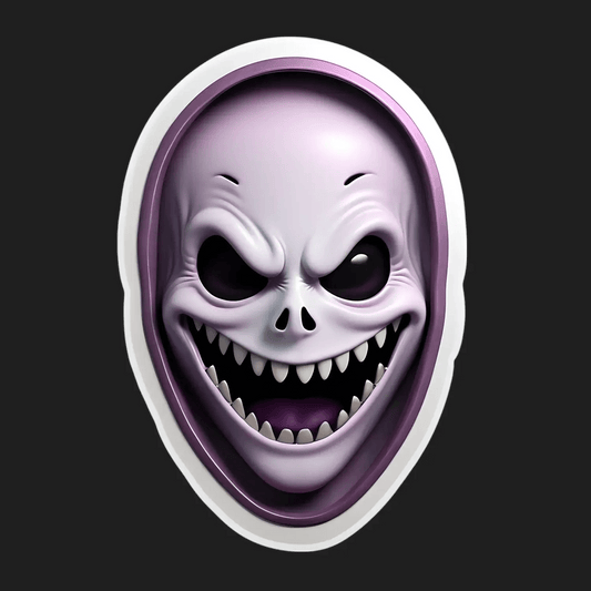 Halloween Skull - Sticker - Heat Press Transfer