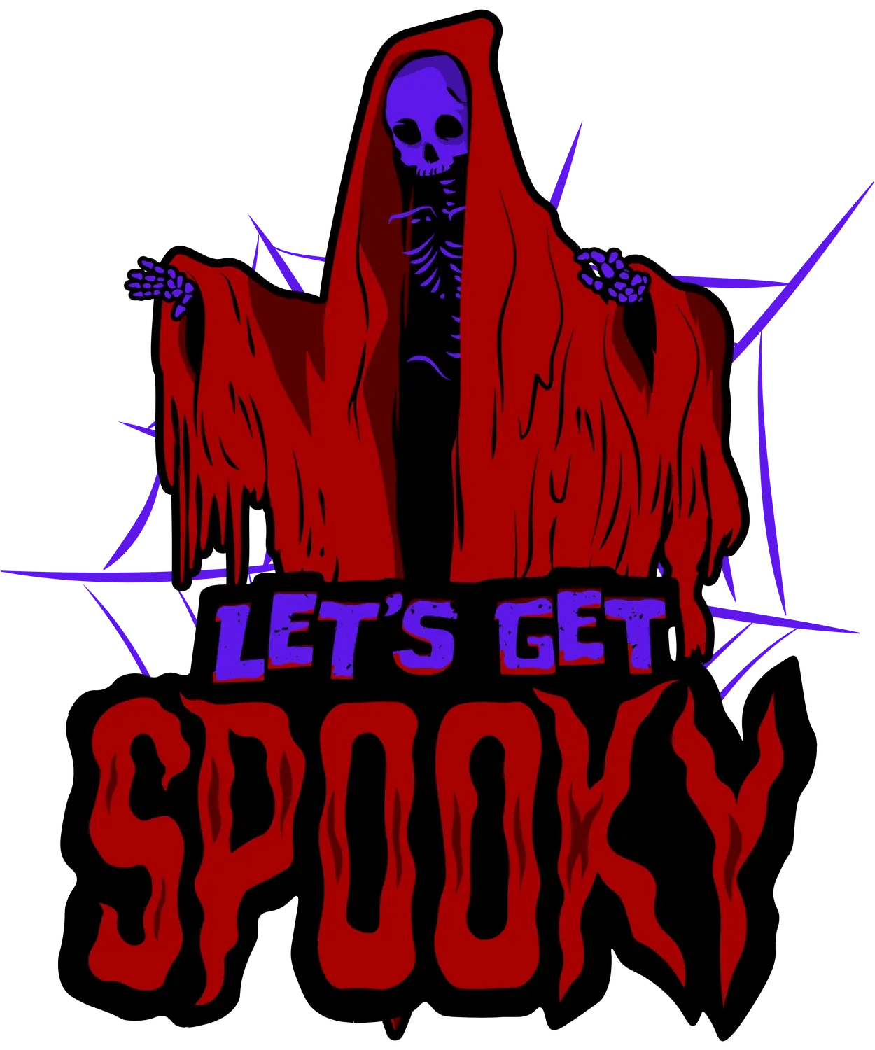Halloween Spooky - DTF Ready to Press - Heat Press Transfer