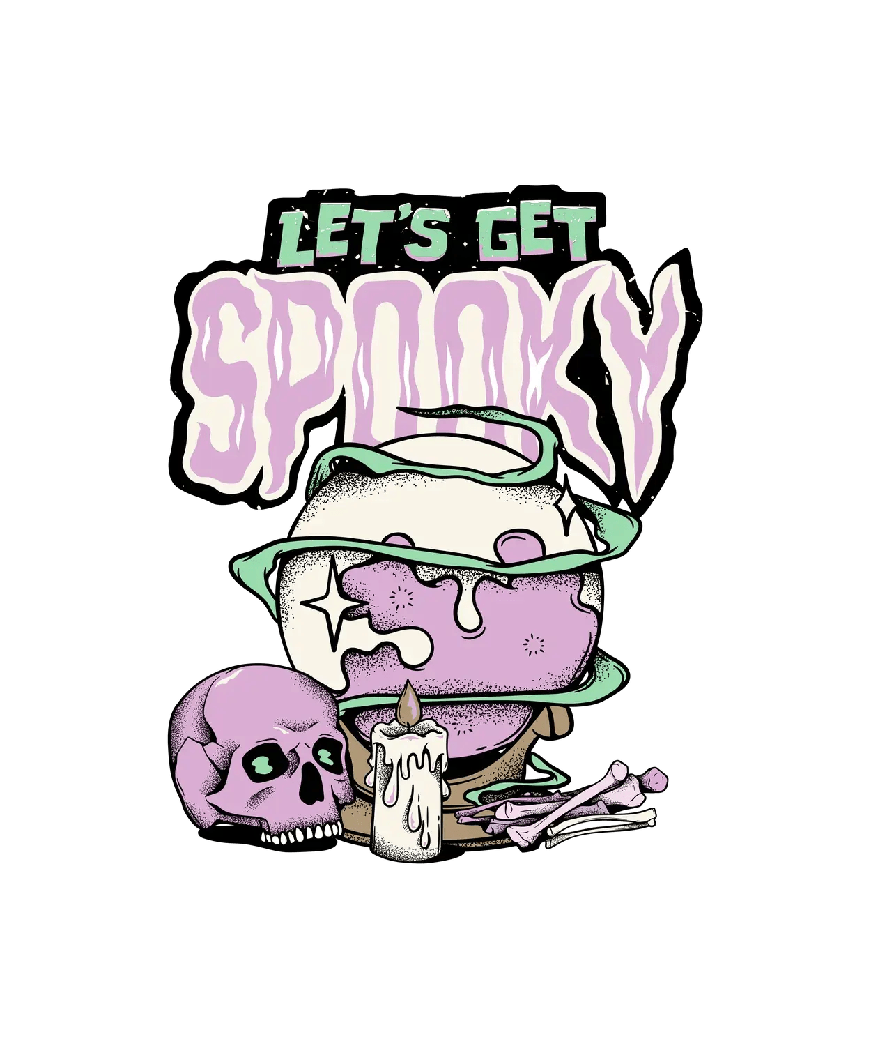 Halloween Spooky - DTF Ready to Press (original)