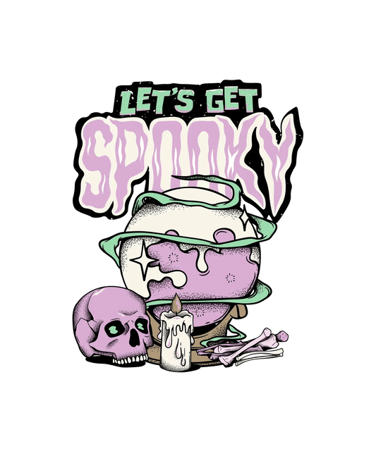 Halloween Spooky - DTF Ready to Press - Heat Press Transfer