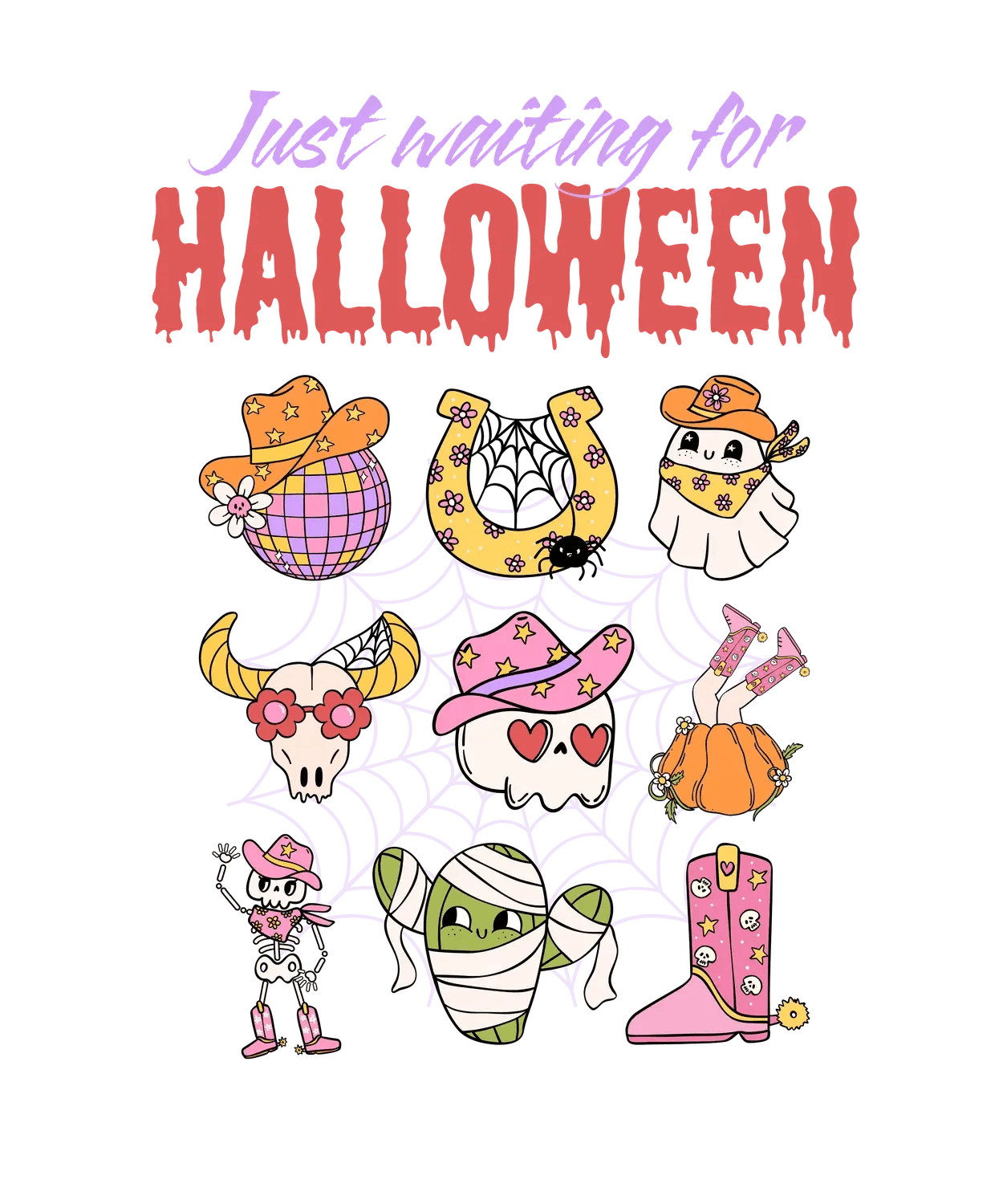 Halloween Waiting - DTF Ready to Press (original)