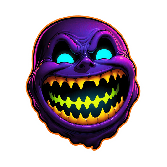 Halloween Grin - Sticker - Heat Press Transfer