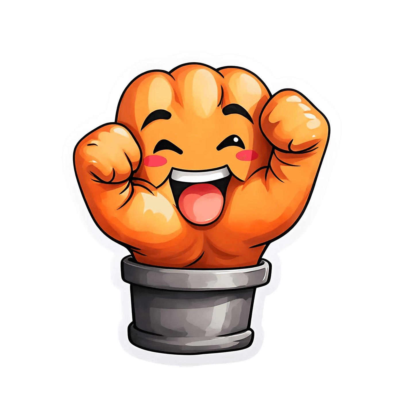 Happy Bread - Sticker - Heat Press Transfer