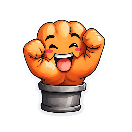 Happy Bread - Sticker - Heat Press Transfer