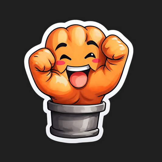 Happy Bread - Sticker - Heat Press Transfer