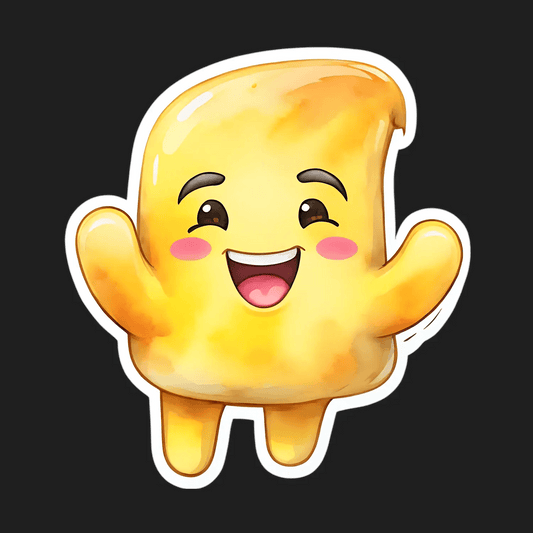 Happy Bread - UV DTF Sticker - Heat Press Transfer