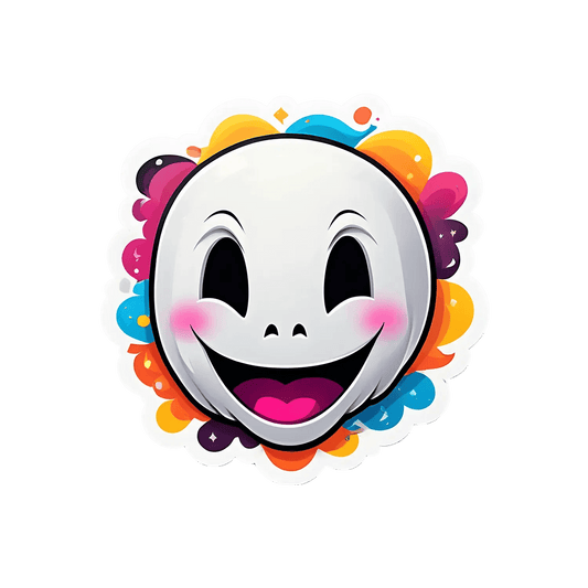 Happy Clown Face - Sticker - Heat Press Transfer