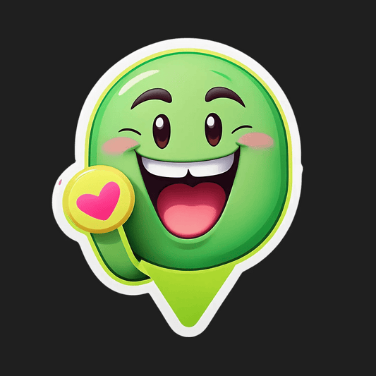 Happy Emoji - UV DTF Sticker - Heat Press Transfer