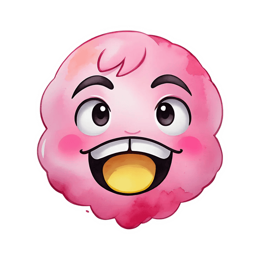 Happy Face Emoji Sticker - UV DTF - Heat Press Transfer