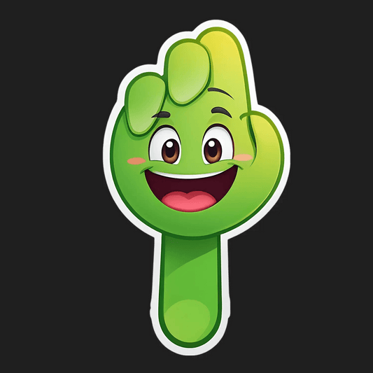 Happy Face Keychain - Sticker - Heat Press Transfer