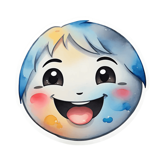 Happy Face UV - Sticker - Heat Press Transfer