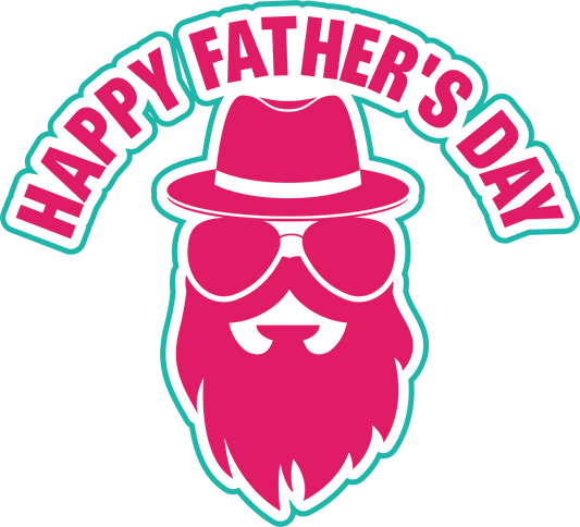 Happy Father's Day Design - DTF Ready To Press - Heat Press Transfer