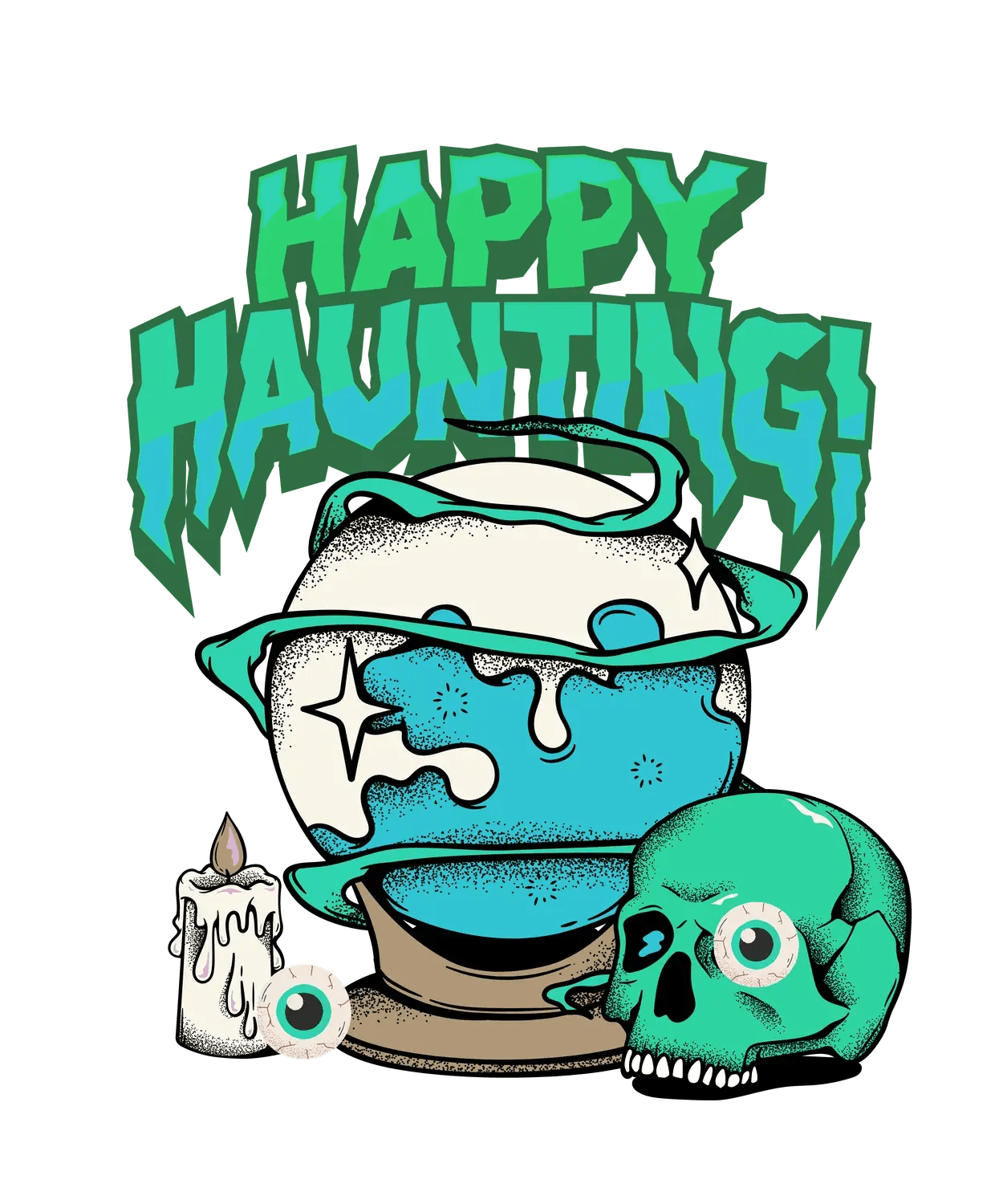Happy Haunting - DTF Ready to Press (original)