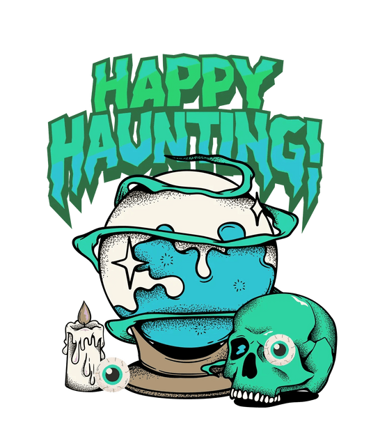 Happy Haunting - DTF Ready to Press - Heat Press Transfer