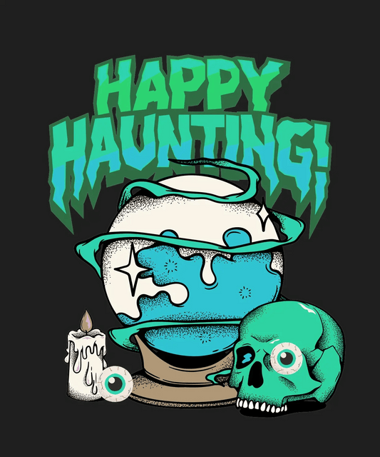 Happy Haunting - DTF Ready to Press - Heat Press Transfer