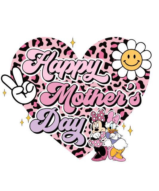 Happy Mother's Day Design - DTF Ready To Press - Heat Press Transfer