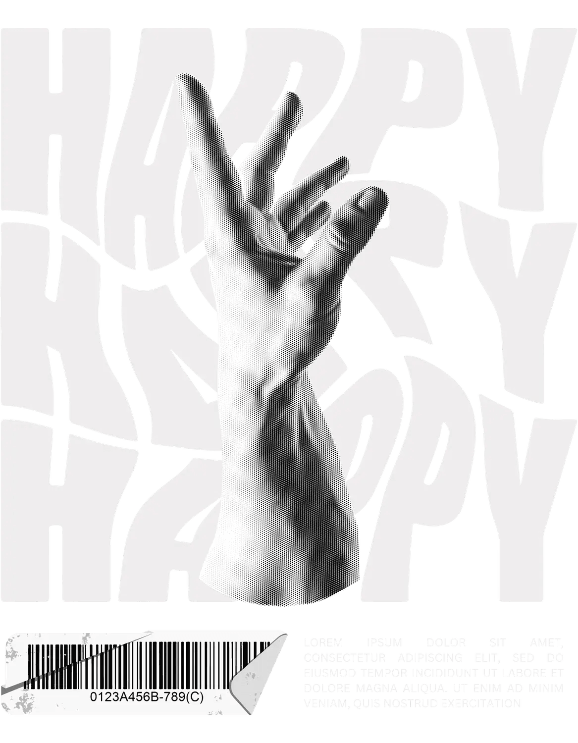 Happy Peace - DTF Ready to Press (original)