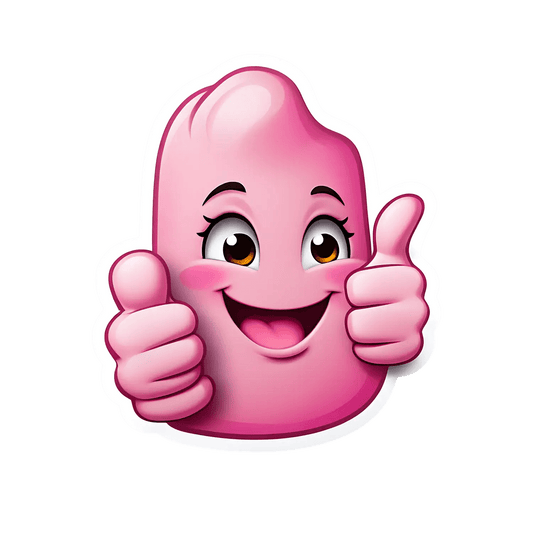 Happy Thumbs-Up Sticker - Durable & Vibrant - Heat Press Transfer