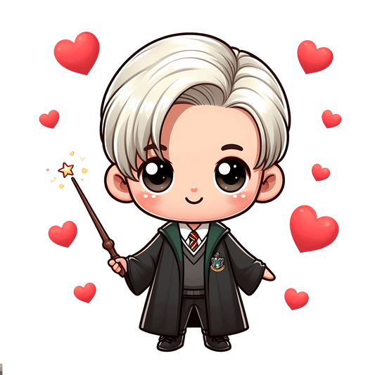 Harry Potter Draco Malfoy Valentine's Day Design - DTF Ready To Press - Heat Press Transfer