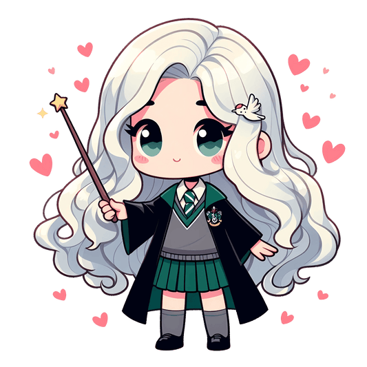 Harry Potter Luna Lovegood Valentine's Day Design - DTF Ready To Press - Heat Press Transfer