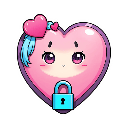 Heart Emoji - Cute Sticker - Heat Press Transfer