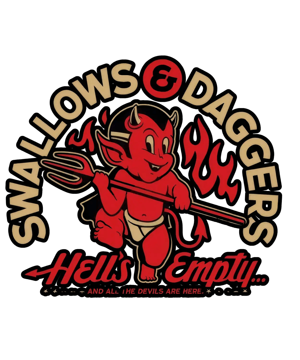 Hell's Empty Devil - DTF Ready to Press (original)
