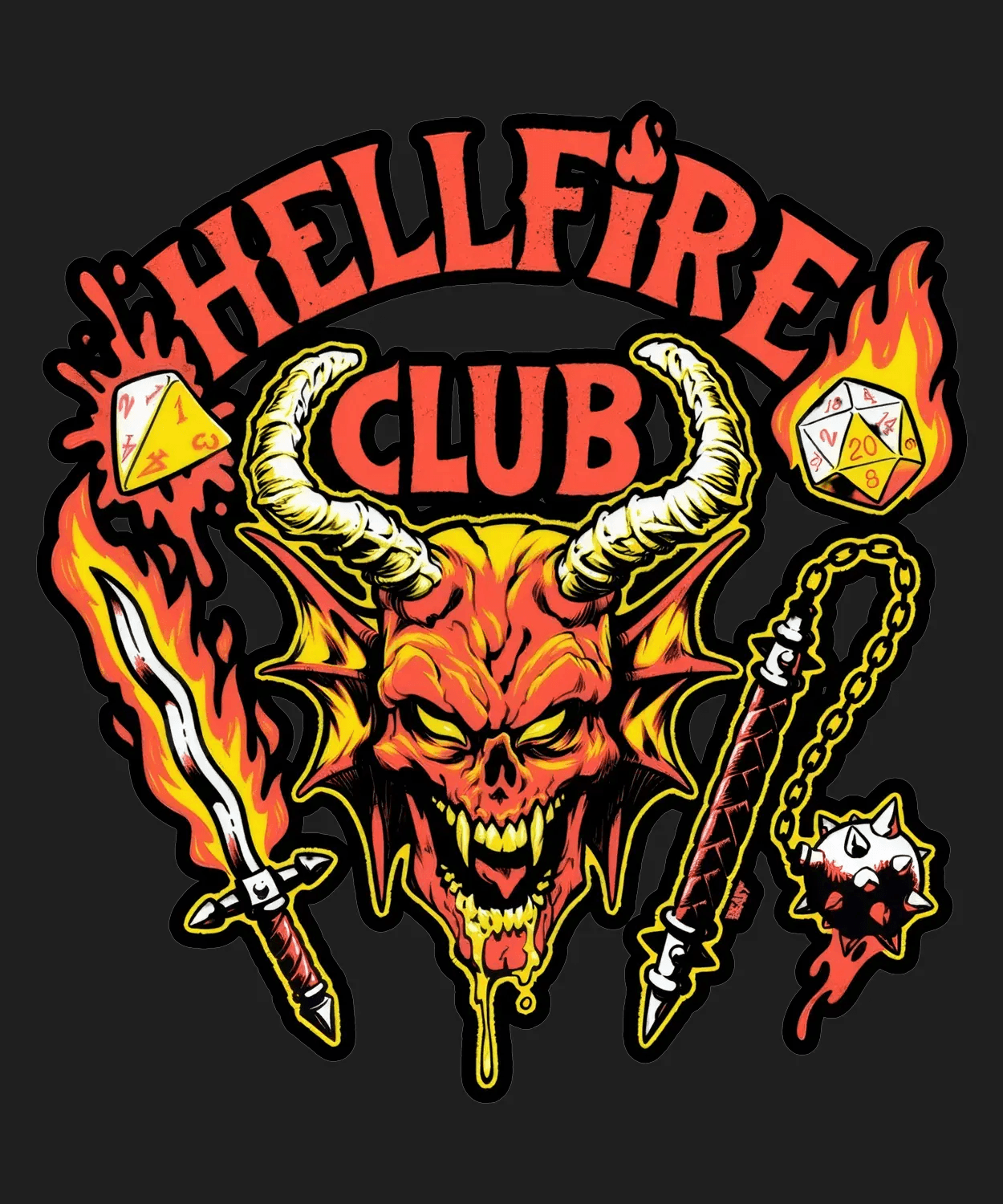 Hellfire Club - DTF Ready to Press (black_bg)