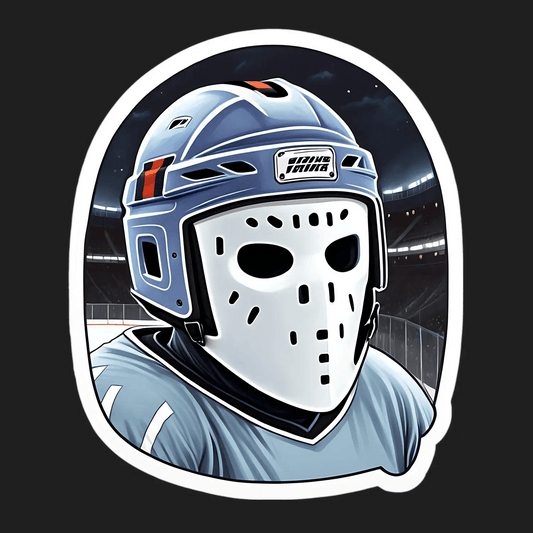 Hockey Goalie Mask Sticker - UV DTF - Heat Press Transfer