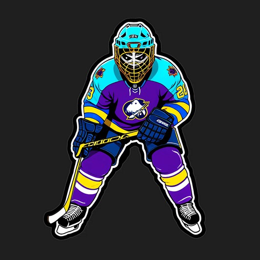 Hockey Goalie UV - Sticker - Heat Press Transfer