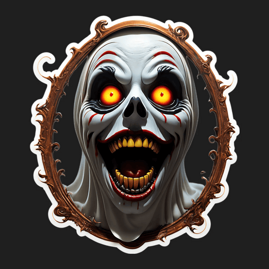 Horror Clown - Scary Sticker - Heat Press Transfer