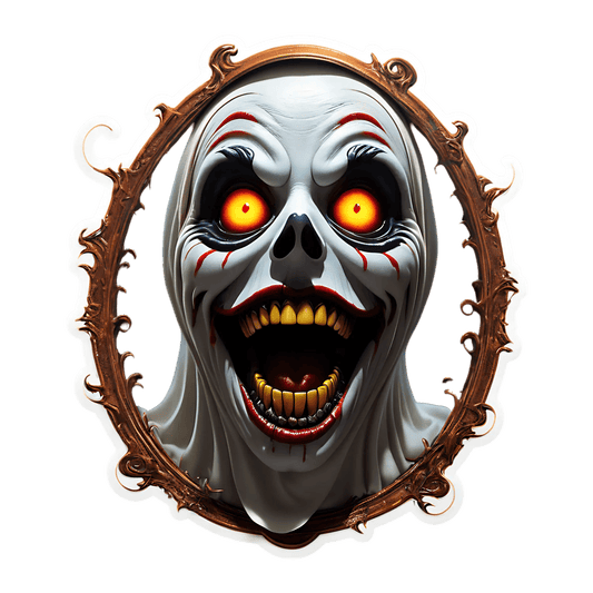 Horror Clown - Scary Sticker - Heat Press Transfer
