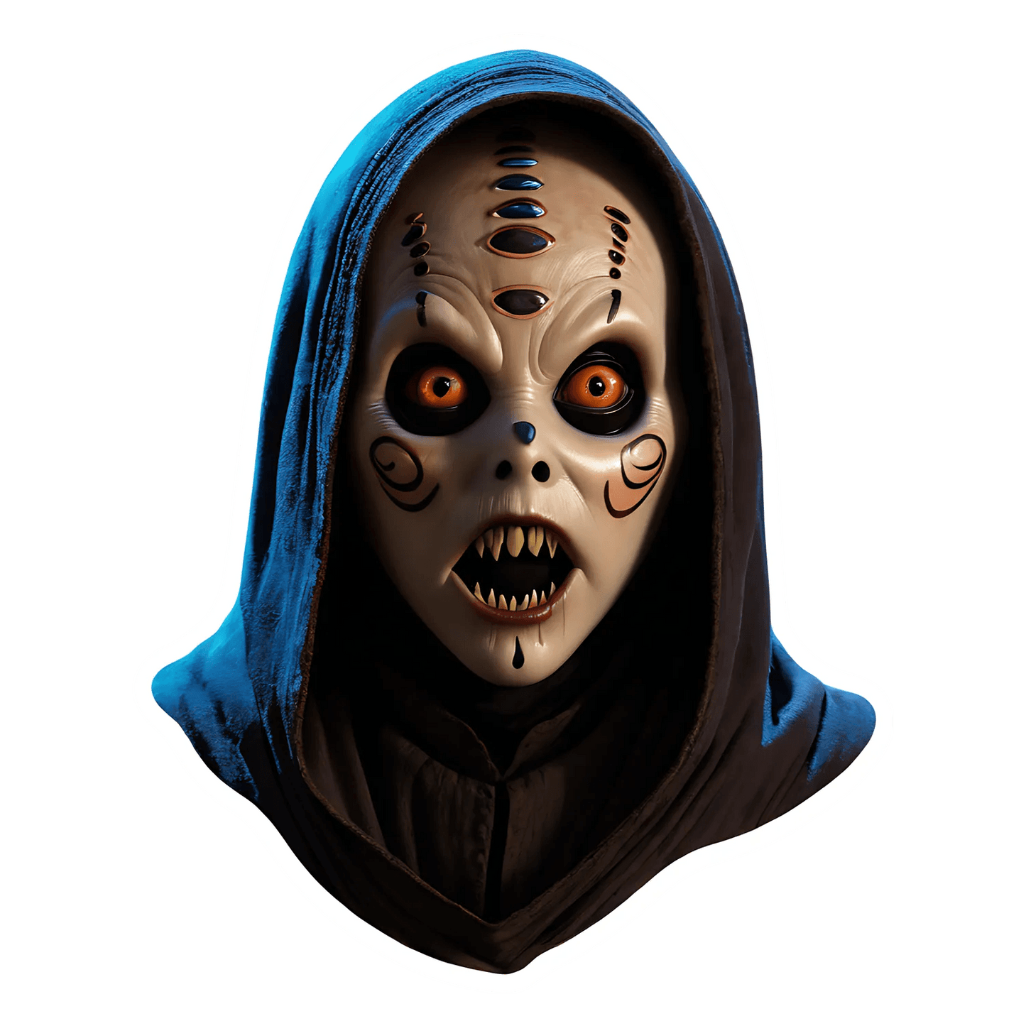 Horror Hooded Figure - UV DTF Sticker - Heat Press Transfer
