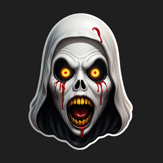 Horror Skull - UV Sticker - Heat Press Transfer