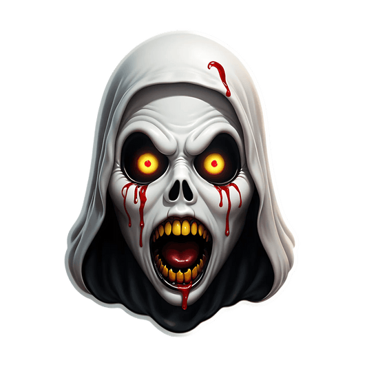 Horror Skull - UV Sticker - Heat Press Transfer