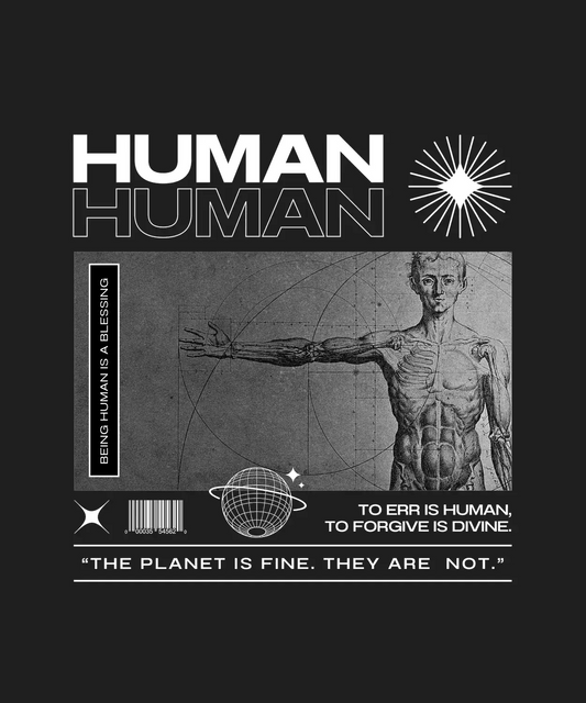 Human Anatomy - DTF Ready to Press - Heat Press Transfer