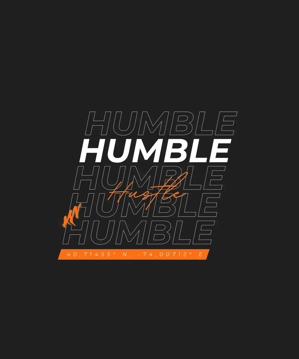 Humble Graphic - DTF Ready to Press (black_bg)