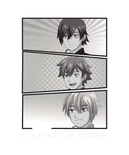 I Love Manga - DTF Ready to Press - Heat Press Transfer