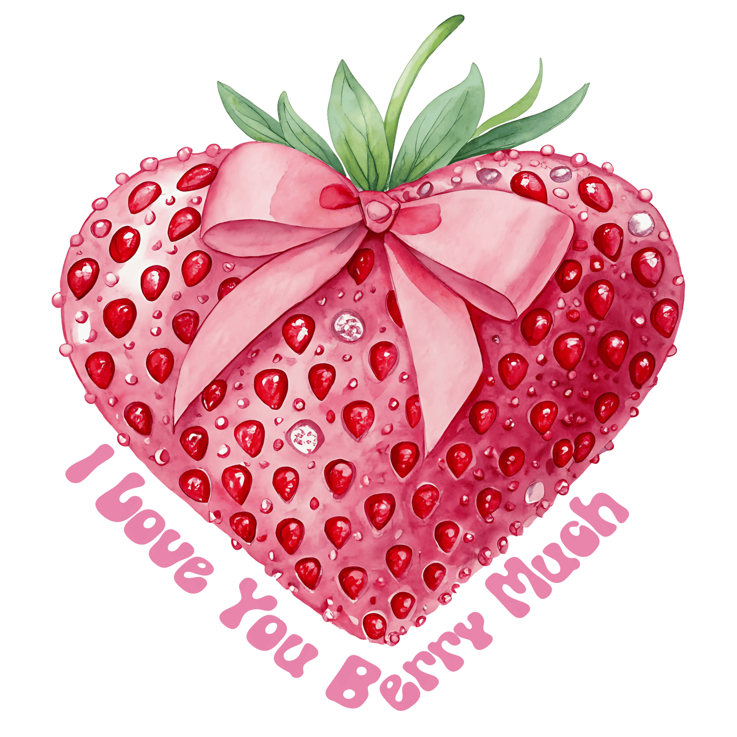 I Love You Berry Much Design | DTF Center - Heat Press Transfer