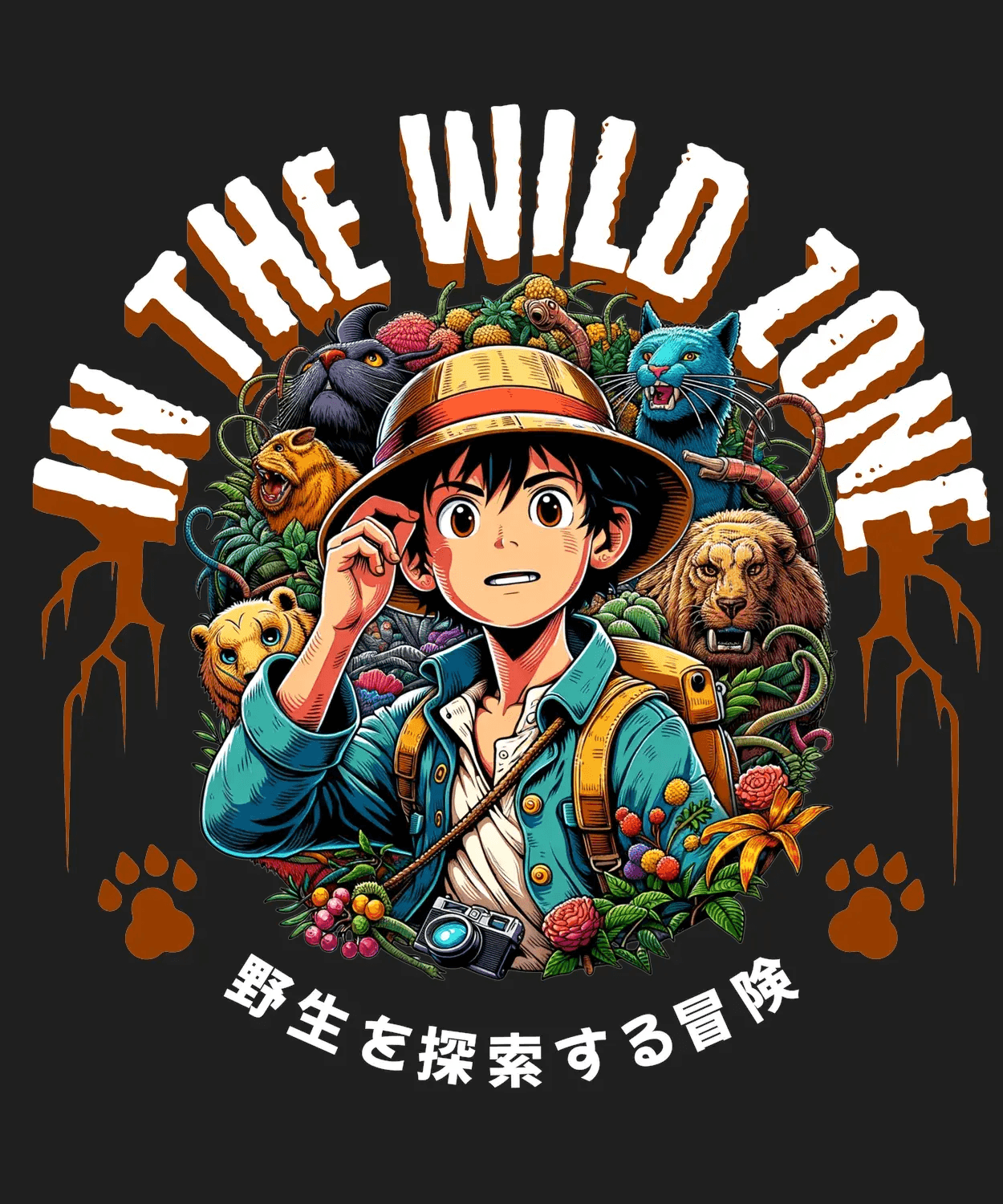 In The Wild Zone - DTF Ready to Press - Heat Press Transfer