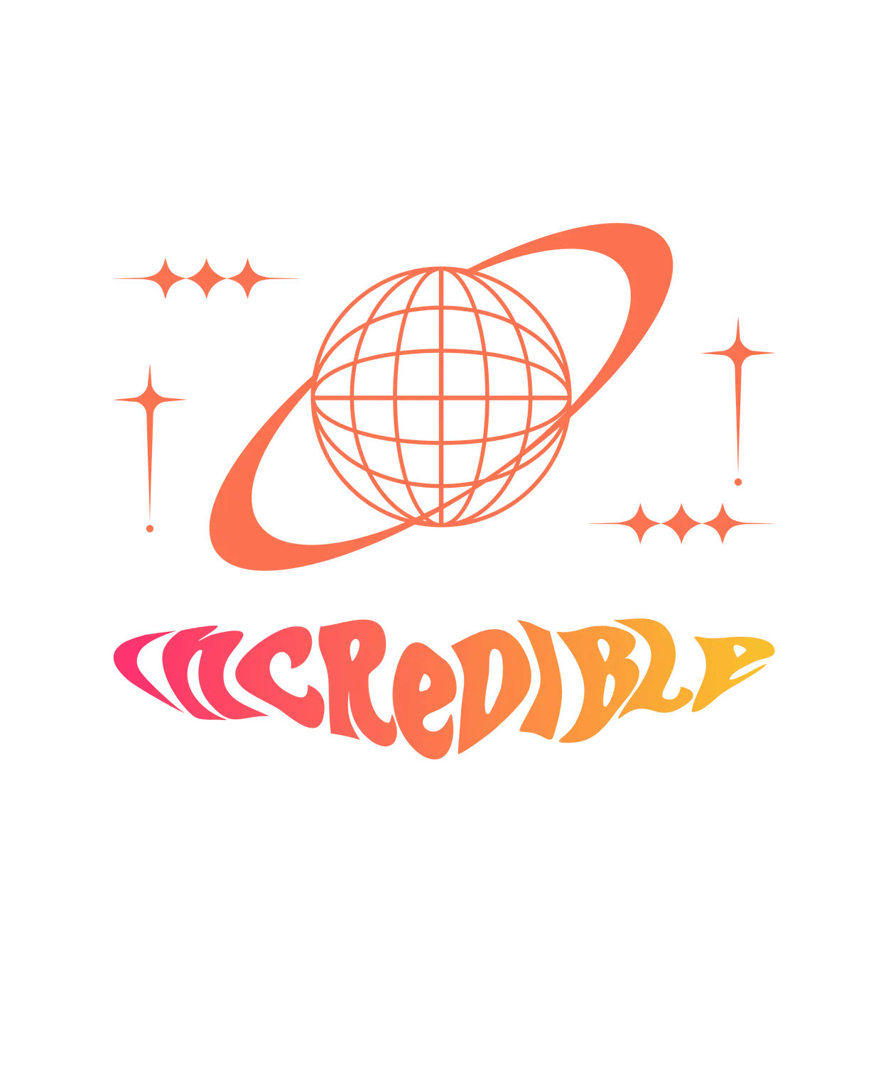 Incredible Space - DTF Ready to Press (original)