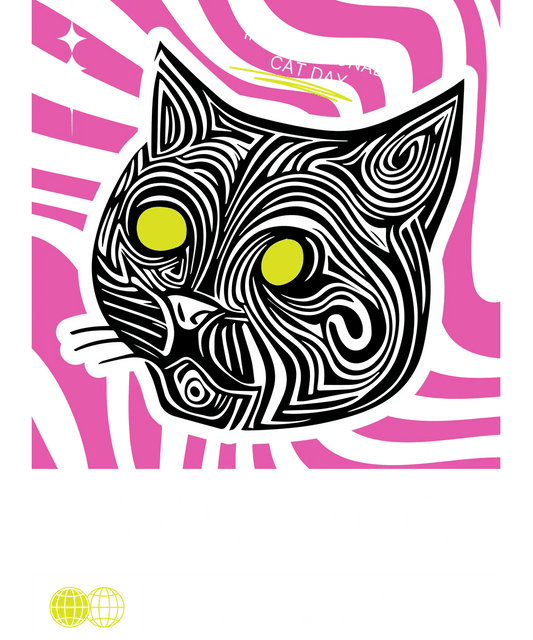 International Cat Day - DTF Ready to Press - Heat Press Transfer
