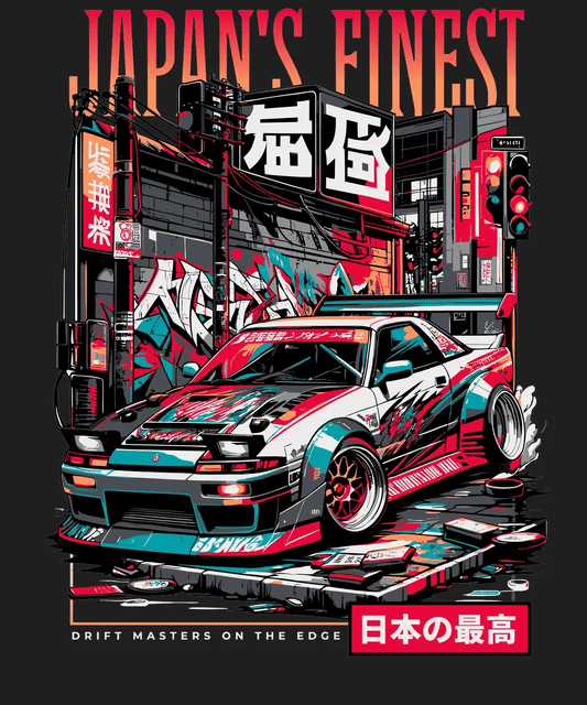 Japan's Finest Cars - DTF Ready to Press - Heat Press Transfer