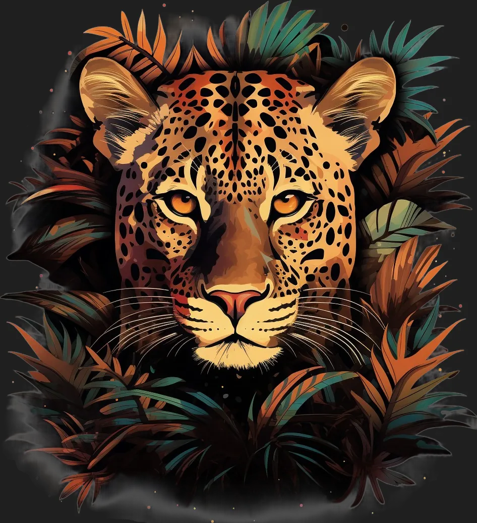 Jungle Leopard - DTF Ready to Press - Heat Press Transfer