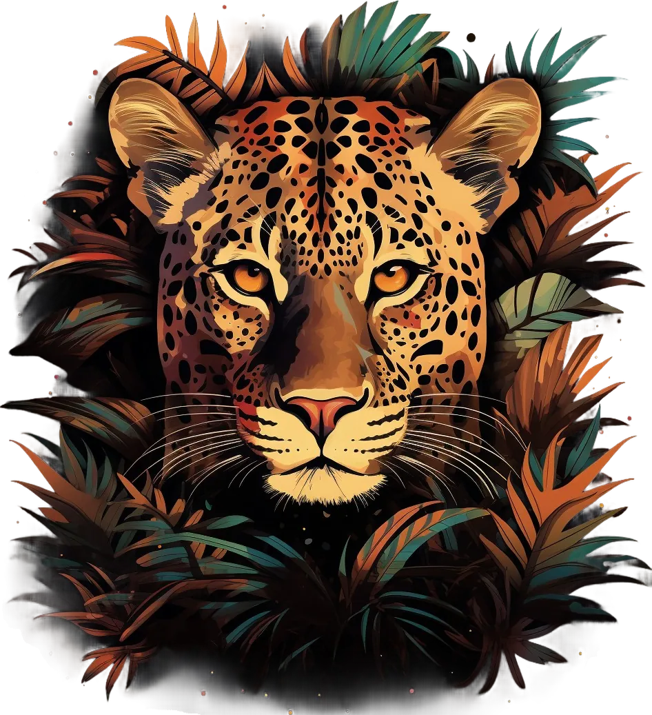 Jungle Leopard - DTF Ready to Press - Heat Press Transfer
