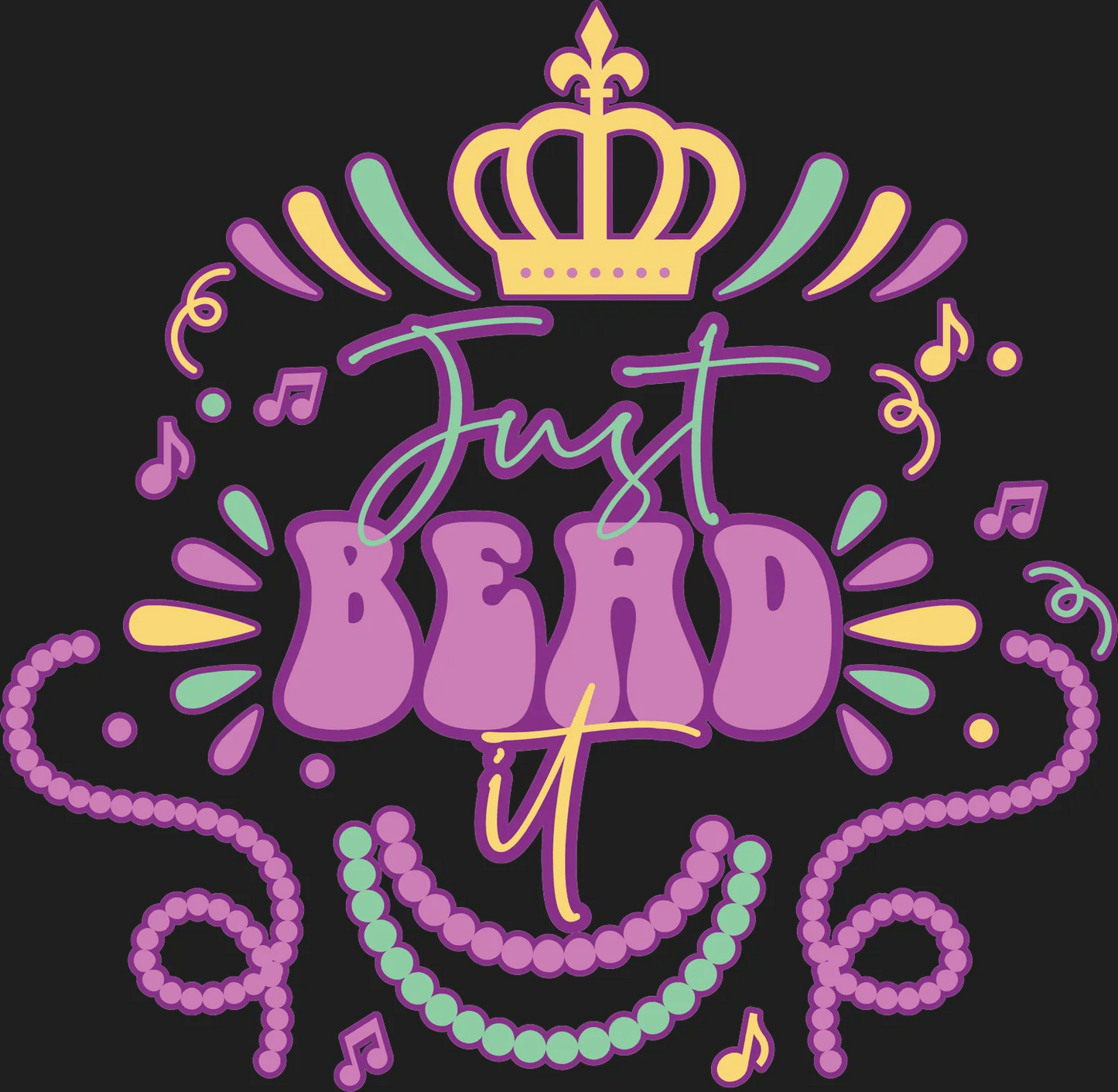 Just Beard It - DTF Ready to Press - Heat Press Transfer